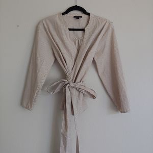 2/$20! J Crew Wrap Blouse - GUC